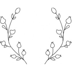 Stickdatei - Kranz 3 Doodle